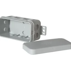 F-tronic E126 samledåse, 85x44x40 mm, lysegrå
