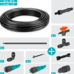 Gardena micro-drip grøntsags-/blomsterbedssæt 60 m2