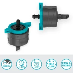 Gardena micro-drip justerbar endedrypvander, trykkompenserende