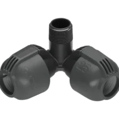 Gardena Pipeline hjørne T-stykke, 25 mm, 3/4" nippel