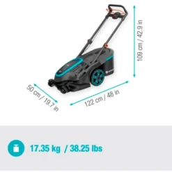 Gardena plæneklipper 36V/4,0 AH, 460mm