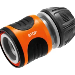 Gardena slangekobling, med vandstop, 1/2"