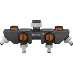 Gardena 4-vejs vandfordeler, 1" - 3/4"