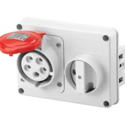 Gewiss CEE indbygningsstikkontakt, 5P, 32A, 400V, IP44