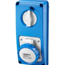 Gewiss CEE indbygningsstikkontakt, uden sikring, 3P, 16A, 230V, IP67