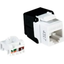 GIGA-LAN RJ45 Keystone Kat.6 UTP netværksstik