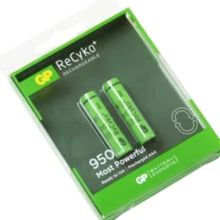 GP ReCyko genopladelige AAA batterier, 950mAh, 1,2V - 2 stk