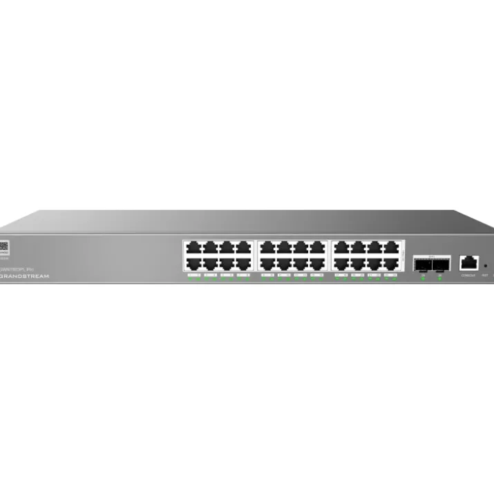 Grandstream GWN7803PL Pro switch, L2, 24X1G, 2XSFP+, 24XPoE, 250W