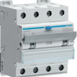 Hager ADA456C HPFI kombiafbryder C, 4P, 6A