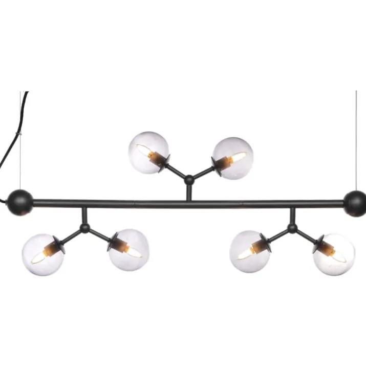 Halo Design Atom mini langbordspendel, røgfarvet