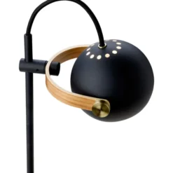 Halo Design DC genopladelig bordlampe, sort