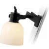 Halo Design Glow klemmelampe, opal/sort
