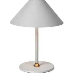 Halo Design Hygge genopladelig bordlampe, H20 cm, lysegrå