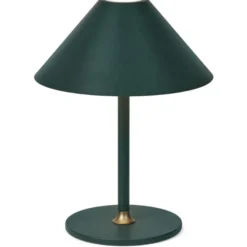 Halo Design Hygge genopladelig bordlampe, H20 cm, mørkegrøn