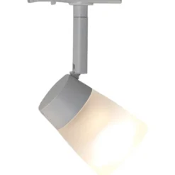 Halo Design Track Glass 1F skinnespot, hvid