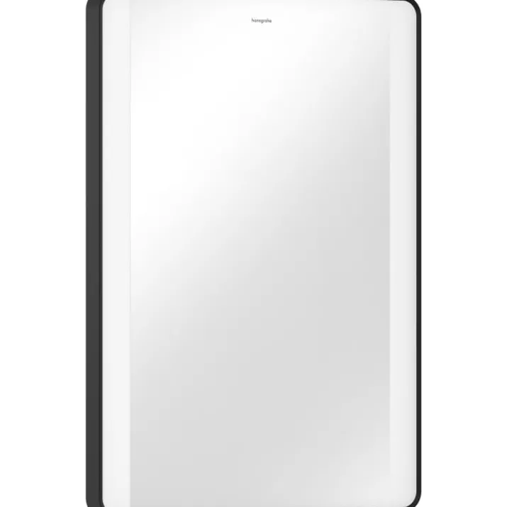 Hansgrohe Xarita Lite Q spejl med lys, 50x70 cm, sort