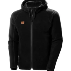 Helly Hansen Heritage fiberpelsjakke med hætte, sort, str. 4XL
