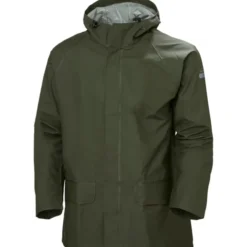 Helly Hansen Mandal regnjakke, mørkegrøn, str. 2XL