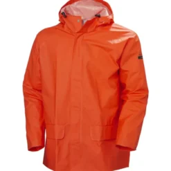 Helly Hansen Mandal regnjakke, mørkorange, str. 2XL