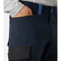 Helly Hansen Oxford servicebukser med 4-vejs stretch, marineblå/mørkegrå, str. C148