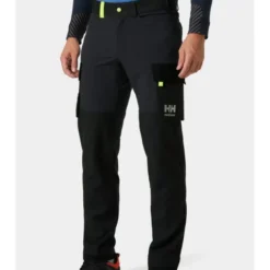 Helly Hansen Oxford servicebukser med 4-vejs stretch, mørkegrå/sort, str. C50