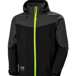 Helly Hansen Oxford softshell jakke, sort/mørkegrå, str. S