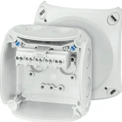 Hensel KF0202G forgreningsdåse, 93x93 mm, grå