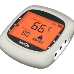HerQs Easy BBQ, stegetermometer med trådløs display, appstyret