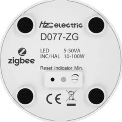 Hilux Zigbee lysdæmper til ledning, fodkontakt, sort
