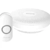 Honeywell Home dørklokke, trådløs, 150 m, bærbar, hvid