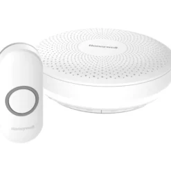 Honeywell Home dørklokke, trådløs, 150 m, bærbar, hvid