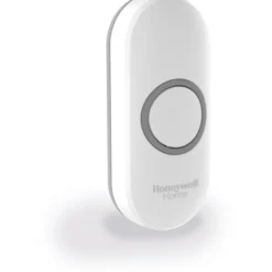 Honeywell Home trykknap til dørklokke, trådløs, hvid