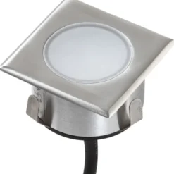 Hortus LED indbygningsspot, 6,4x6,4 cm