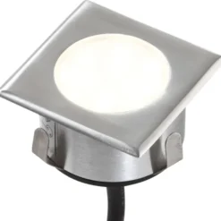 Hortus LED indbygningsspot, 6,4x6,4 cm