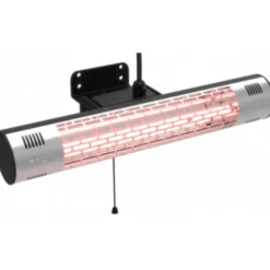 Hortus terrassevarmer, infrarød, vægmodel GT, 1500W, sort