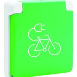 Hydro stikkontakt til elcykel, hvid