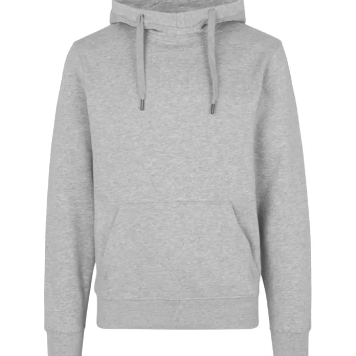 ID Core hoodie, gråmeleret, str. S