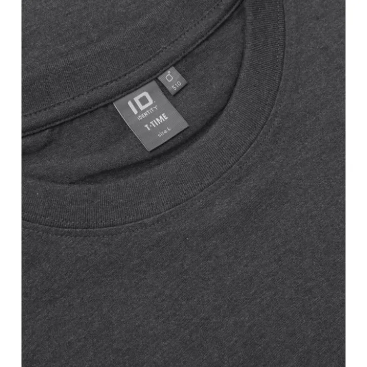 ID T-Time t-shirt, koksgrå meleret, str. 2XL