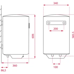 Intra Smart EWH30 elvandvarmer, 30 liter