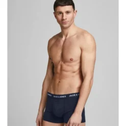 Jack & Jones Solid boxershorts 10-pak, marineblå, str. 2XL