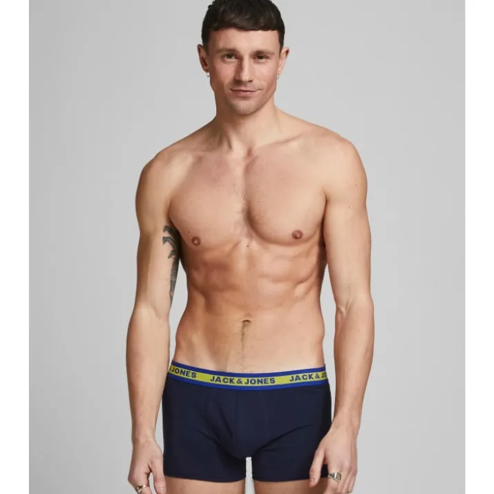 Jack & Jones Solid boxershorts 10-pak, mørkegrøn, str. 2XL