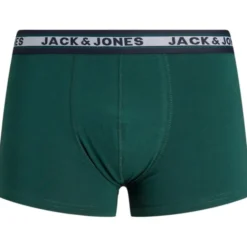 Jack & Jones Solid boxershorts 10-pak, mørkegrøn, str. 2XL