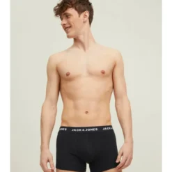 Jack & Jones Solid boxershorts 10-pak, sort, str. 2XL