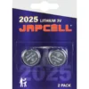 Japcell CR2025 batterier, 2 stk.
