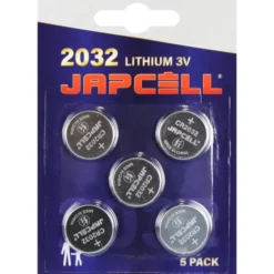 Japcell CR2032 batterier, 5 stk.