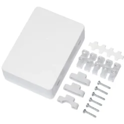 JA-US 90-01 samledåse, 92x65x28 mm, hvid