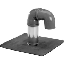 Jual kabelgennemføring med plastbøjninger, Ø75x250 mm