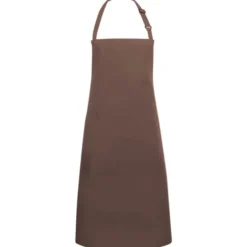 Karlowsky Basic forklæde med lommer, brun, onesize