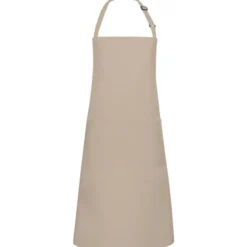 Karlowsky Basic forklæde med lommer, sand, onesize