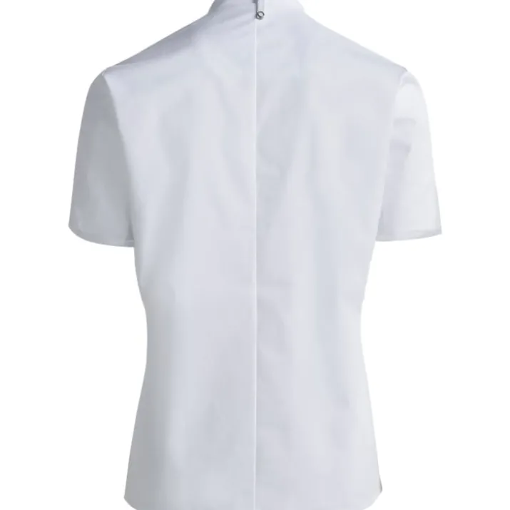 Kentaur kokkejakke med korte ærmer, hvid, str. 2XL